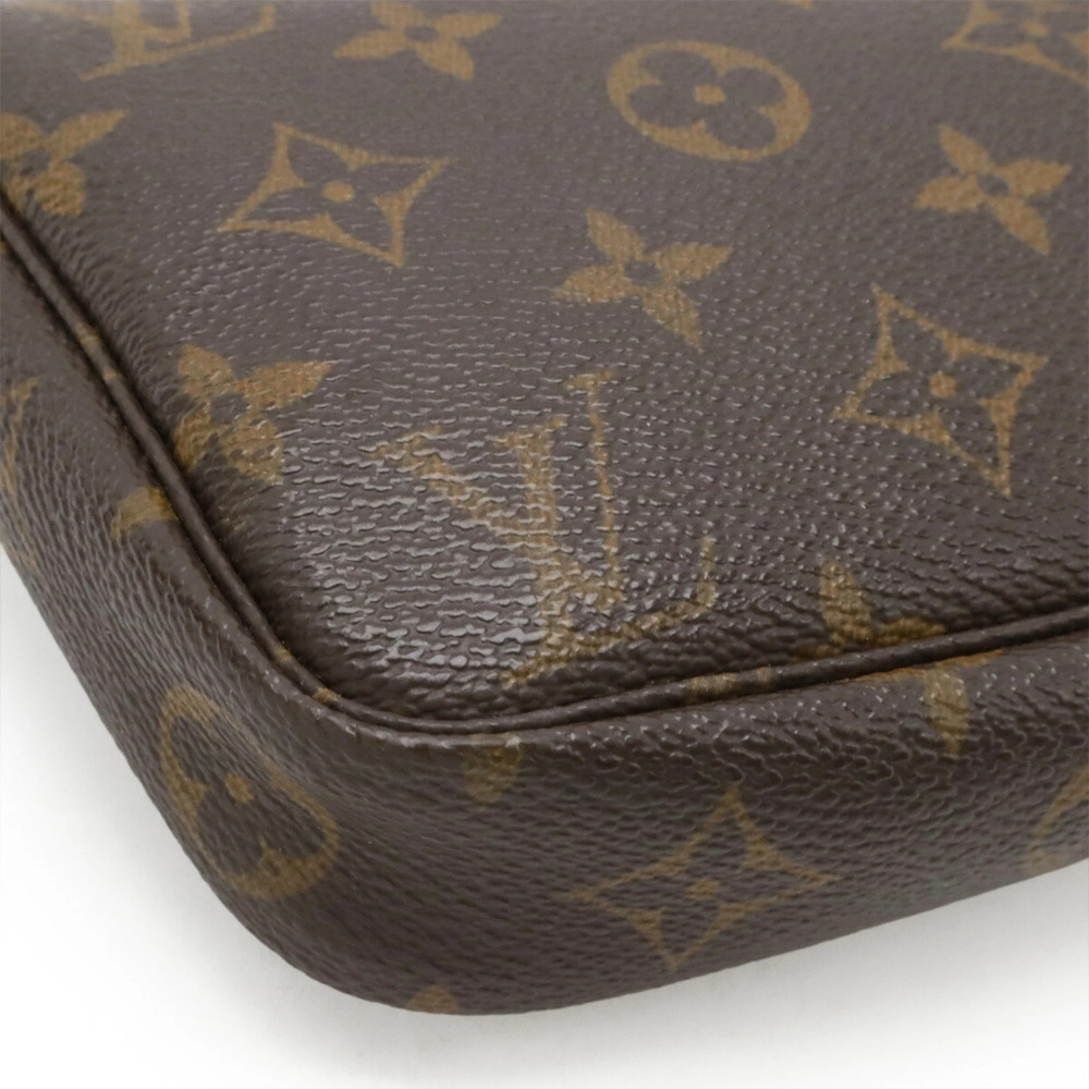 LOUIS VUITTON Brown Monogram Pochette Pouch - Picture 4 of 10